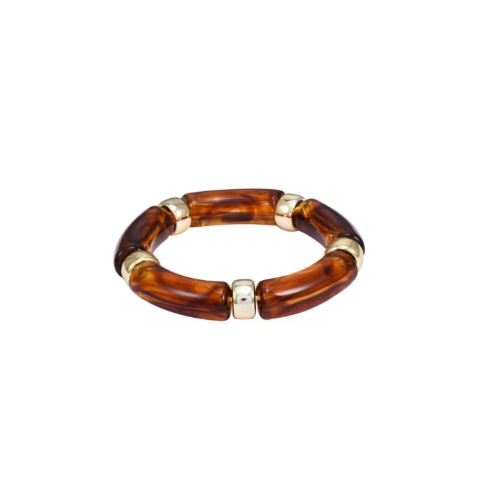 Stackable Resin Bamboo Bracelet