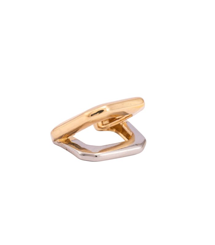 Minimalist Two-Tone Single Ear Cuff
