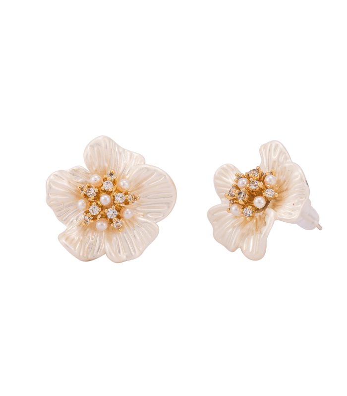 Blossom Crystal Stud Earrings