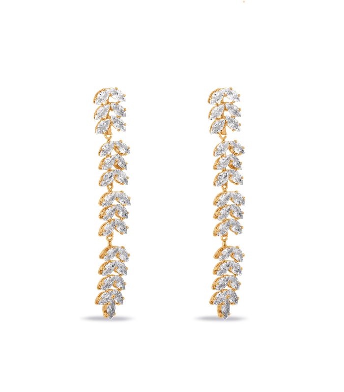 Cascading Vine AD Drop Earrings