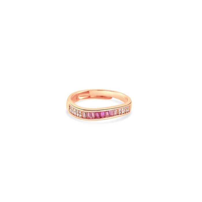 Elara Purple Stone Adjustable Ring