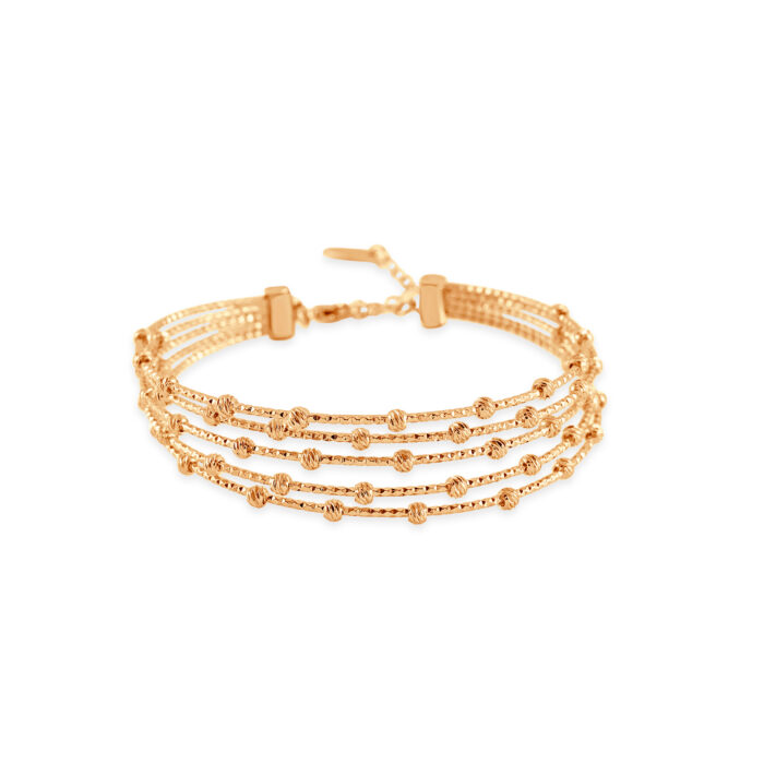 Gold Plated Adjustable Bangle